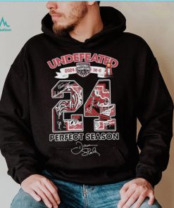Undefeated 2024 Perfect Season Signature South Carolina Gamecocks Siganture T Shirt