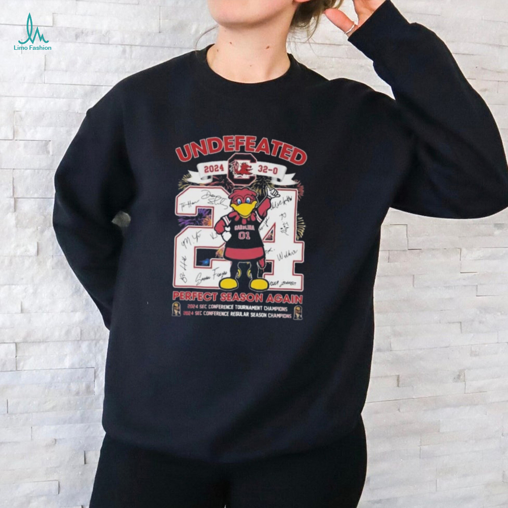 Undefeated 2024 South Carolina Gamecocks 32 0 Perfect Season Again T Shirt Undefeated 2024 South Carolina Gamecocks 32 0 Perfect Season Again T Shirt
