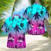 Custom Name Baltimore Ravens 3D Hawaiian Shirt Gold Flower Vintage Gift For Fans