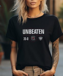 University of South Carolina Women's Basketball 2024 National Champions Unbeaten T Shirt