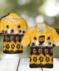 Ups Vibrant Logo Aloha Hawaiian Shirt Men And Women Gift