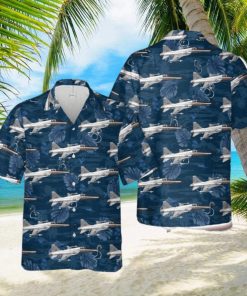 Us Air Force Northrop F 5e (Tail No. 11419) Personal Style Button Down Hawaiian Shirt
