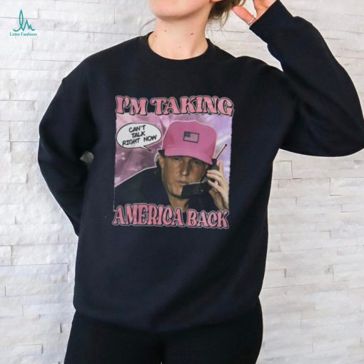 Us Maga Merch Trump Can’t Talk Right Now TShirt