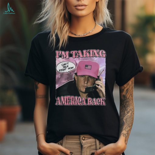 Us Maga Merch Trump Can’t Talk Right Now TShirt