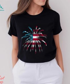 Usa Firework 4th Of July T Shirt