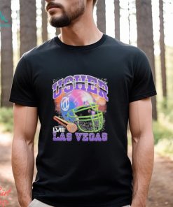 Usher super bowl lviii collection mitchell & ness unisex event night 2024 shirt