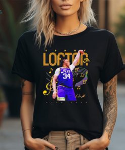 Utah Jazz Kenny Lofton Jr signature music notes shirt
