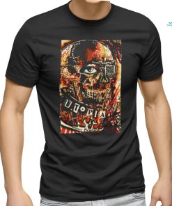 Utopia Means Nowhere Skull t shirt