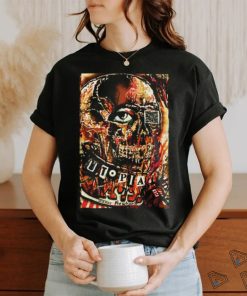 Utopia Means Nowhere Skull t shirt