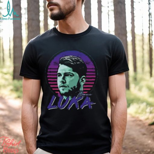 Vintage Retro NBA Dallas Mavericks Luca Doncic T Shirt