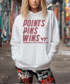 Virginia Tech Wrestling Points Pins Wins T Shirt