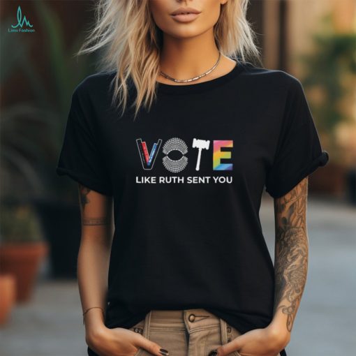 Vote Like Ruth Sent You 3 4 Sleeve Raglan shirt