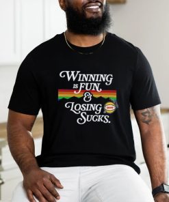 WINNING IS FUN Navy Tee shirt