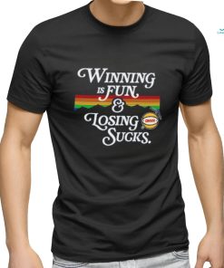 WINNING IS FUN Navy Tee shirt