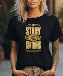 WWE Shop Cody Rhodes WrestleMania 40 Champion The Story Continues T Shirt