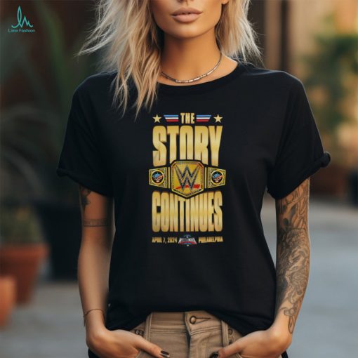 WWE Shop Cody Rhodes WrestleMania 40 Champion The Story Continues T Shirt