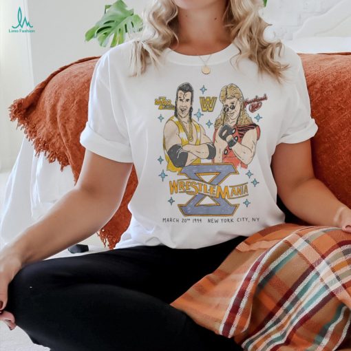 WWE WrestleMania 40 Merchandise WrestleMania X Razor Ramon vs. Shawn Michaels T Shirt