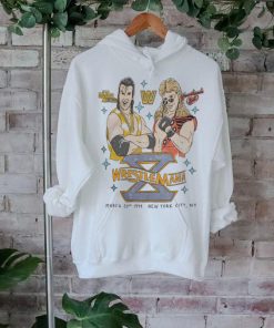 WWE WrestleMania 40 Merchandise WrestleMania X Razor Ramon vs. Shawn Michaels T Shirt