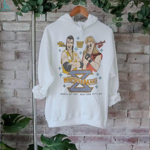 WWE WrestleMania 40 Merchandise WrestleMania X Razor Ramon vs. Shawn Michaels T Shirt