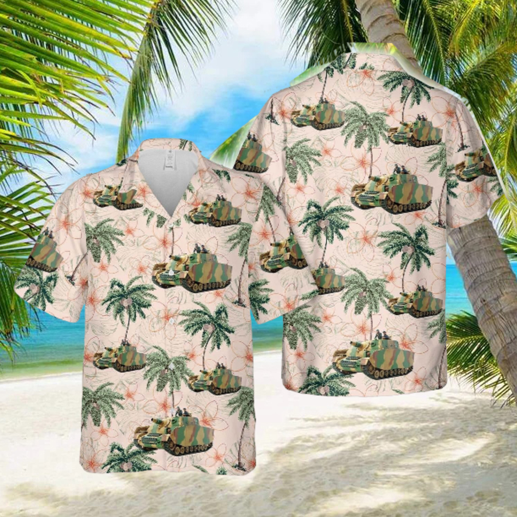 WWII German Sd.Kfz.166 Assault Tank IV Brummbar Hawaiian Shirt WWII German Sd.Kfz.166 Assault Tank IV Brummbar Hawaiian Shirt