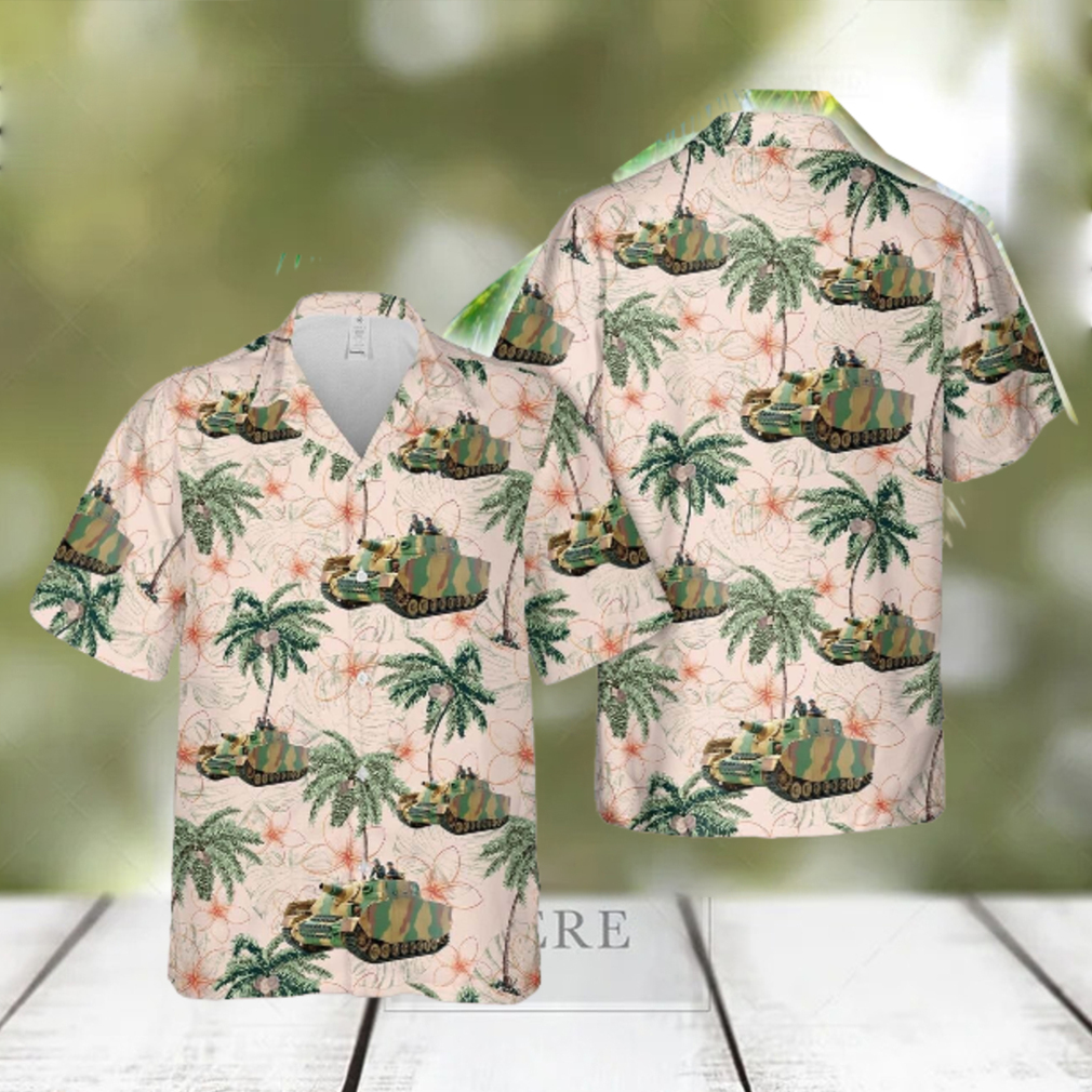 WWII German Sd.Kfz.166 Assault Tank IV Brummbar Hawaiian Shirt WWII German Sd.Kfz.166 Assault Tank IV Brummbar Hawaiian Shirt