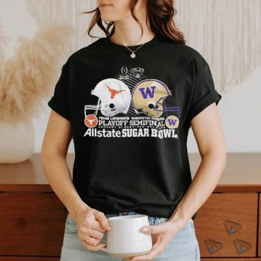 Washington Huskies Sugar Bowl Matchup Black T Shirt