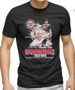 Washington Nationals Thank You Stephen Strasburg 2010 2022 Thank You For The Memories T Shirt