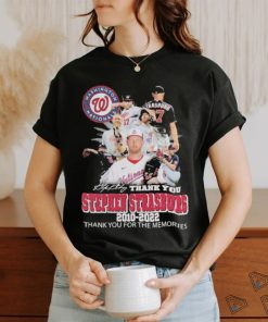 Washington Nationals Thank You Stephen Strasburg 2010 2022 Thank You For The Memories T Shirt