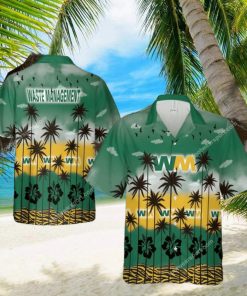 Waste Management Casual Brand All Over Print Hawaiian Shirt For Men And Women