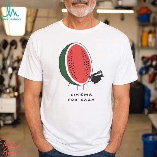 Watermelon cinema for gaza shirt