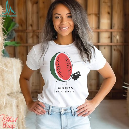 Watermelon cinema for gaza shirt