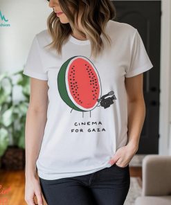 Watermelon cinema for gaza shirt