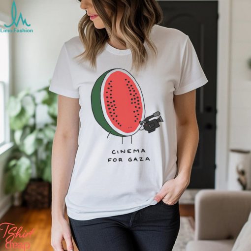 Watermelon cinema for gaza shirt