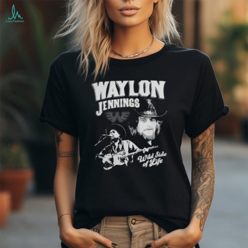 Waylon Jennings Merch Wild Side Of Life Waylon Jennings T Shirt