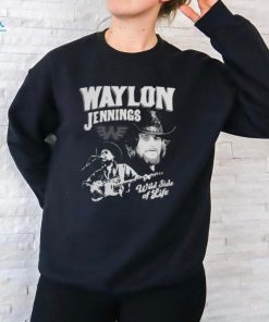 Waylon Jennings Merch Wild Side Of Life Waylon Jennings T Shirt