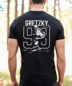 Wayne Gretzky Number Outline WHT SHIRT