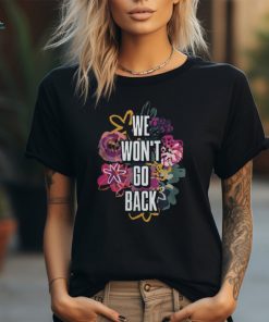 We Won't Go Back Navy Tee shirt
