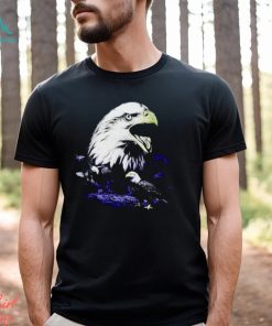 We don’t trust you Eagles distressed hem shirt