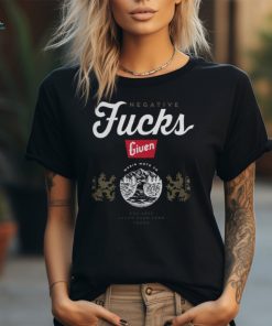 Webig Moto Shop Negative Fucks Tee Shirt