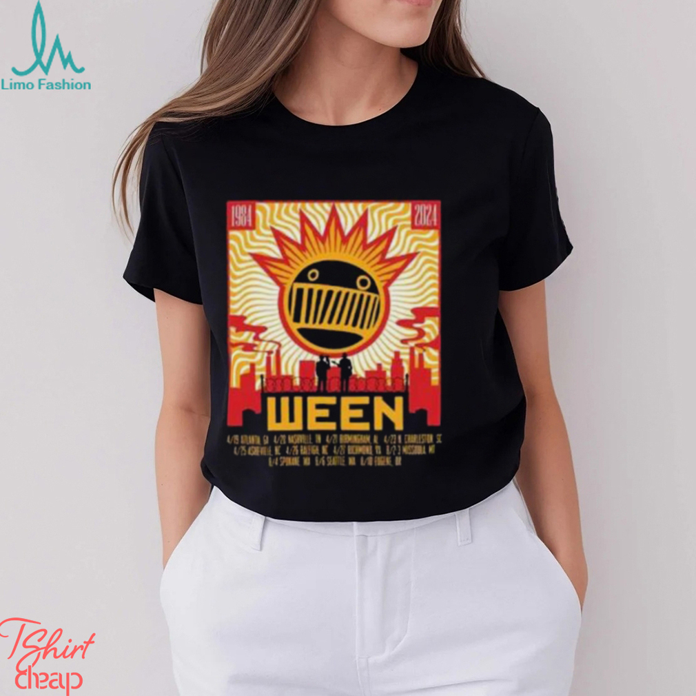 Ween Tour 1984 2024 Unisex T Shirt Ween Tour 1984 2024 Unisex T Shirt