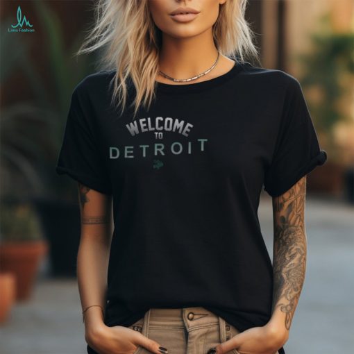 Welcome Sign Detroit T Shirt