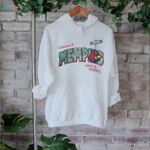 Welcome To Memphis Men’S Postcard Home Of The Redbirds Shirt