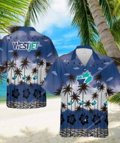 Westjet Souvenir Print Brand New Beach Hawaiian Shirt For Men And Women
