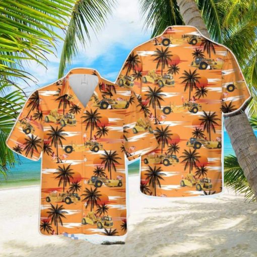 Wheel Tractor Scraper heavy equipment Hawaiian Shirt Beach Hoilday Summer Gift