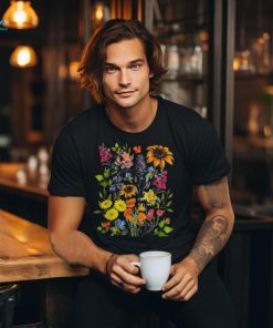 Wildflower Flower Aesthetic Cute Botanical Floral Botanical Shirt