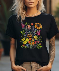 Wildflower Flower Aesthetic Cute Botanical Floral Botanical Shirt