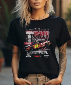 William Byron Checkered Flag Sports 2024 Cook Out 400 Race Win T Shirt