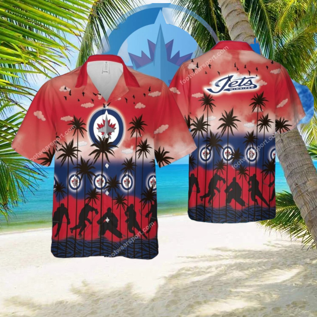 Winnipeg Jets 3D Hawaiian Shirt Pattern Coconut Tree For Men And Women Winnipeg Jets 3D Hawaiian Shirt Pattern Coconut Tree For Men And Women