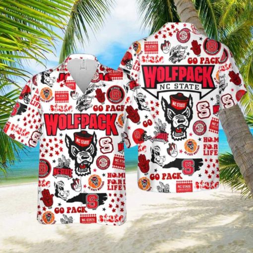 Wolfpack Go Pack Love Fan Hawaiian Shirt