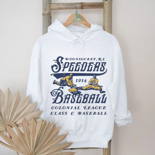 Woonsocket Speeders   Rhode Island   Vintage Defunct Baseball Teams shirt